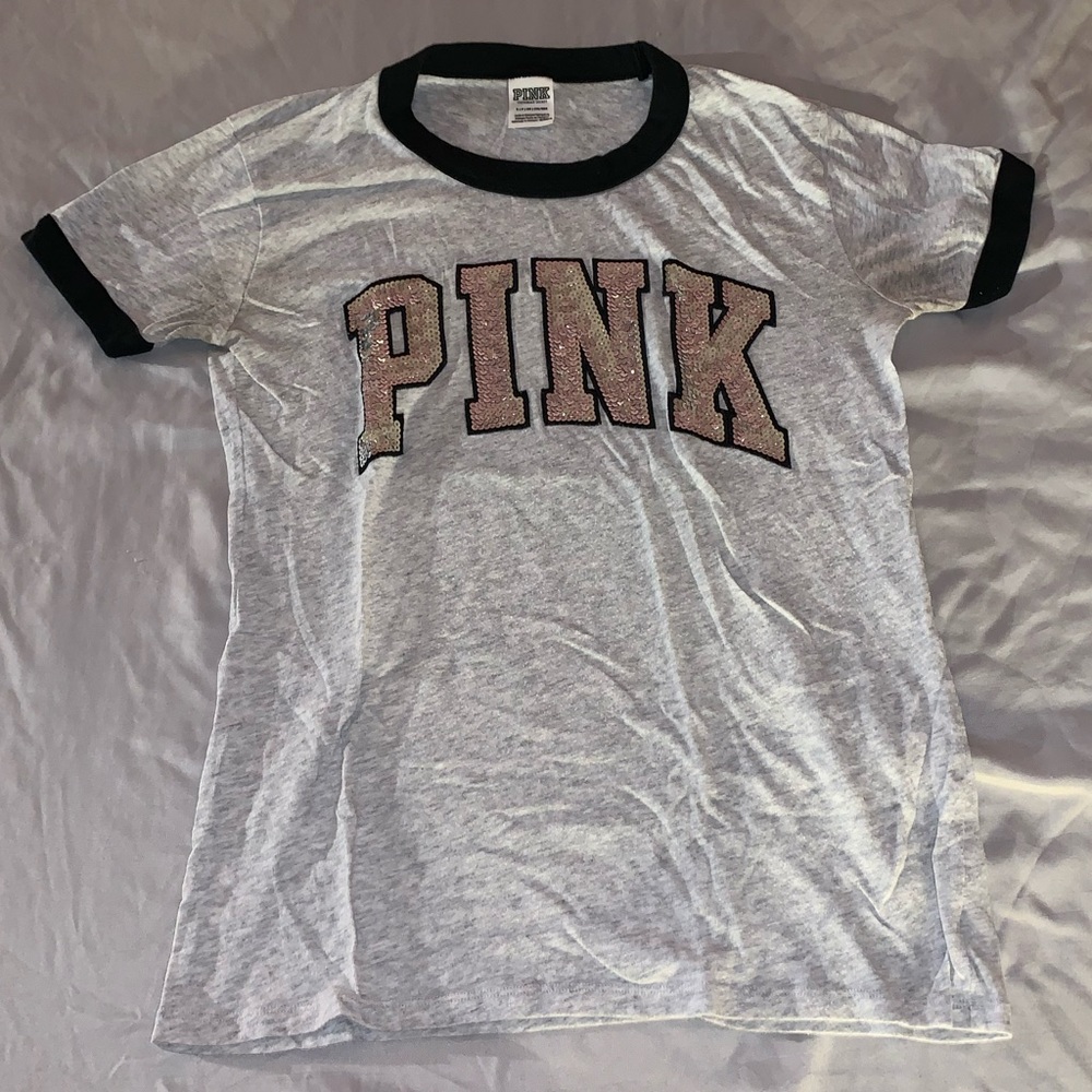 Pink Sequin Top